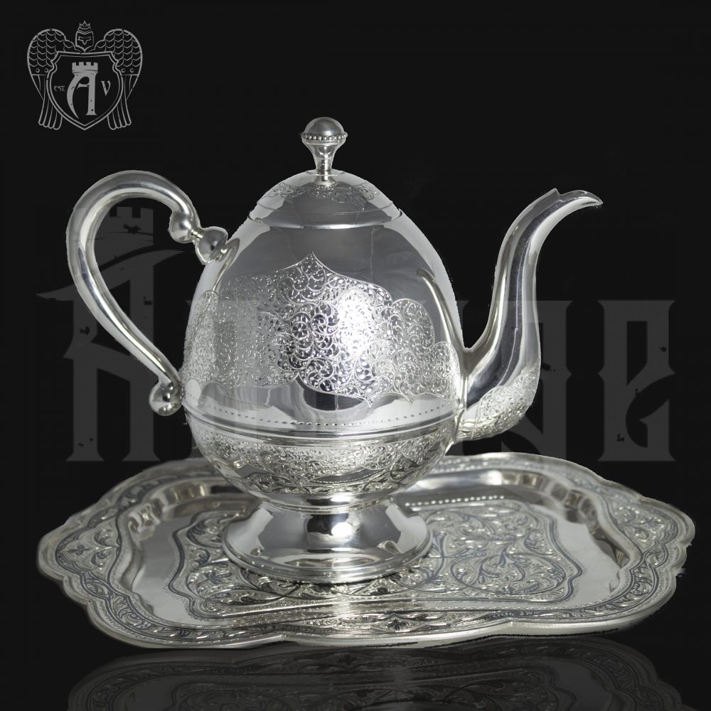 Серебряный заварочный  чайник « Маэстро» Апанде, 250003