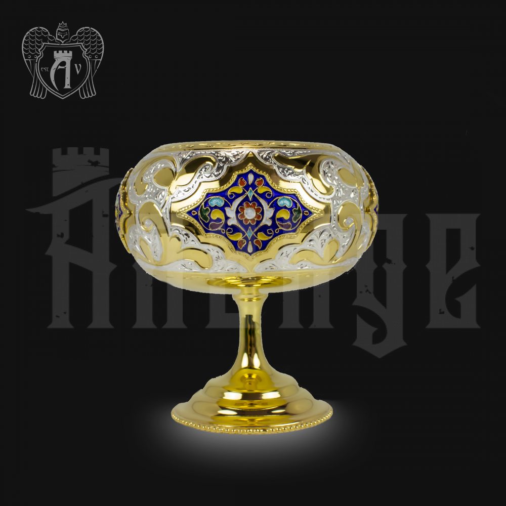 Серебряный сервиз чайный «Королевский» 16  предметов Апанде, 990002