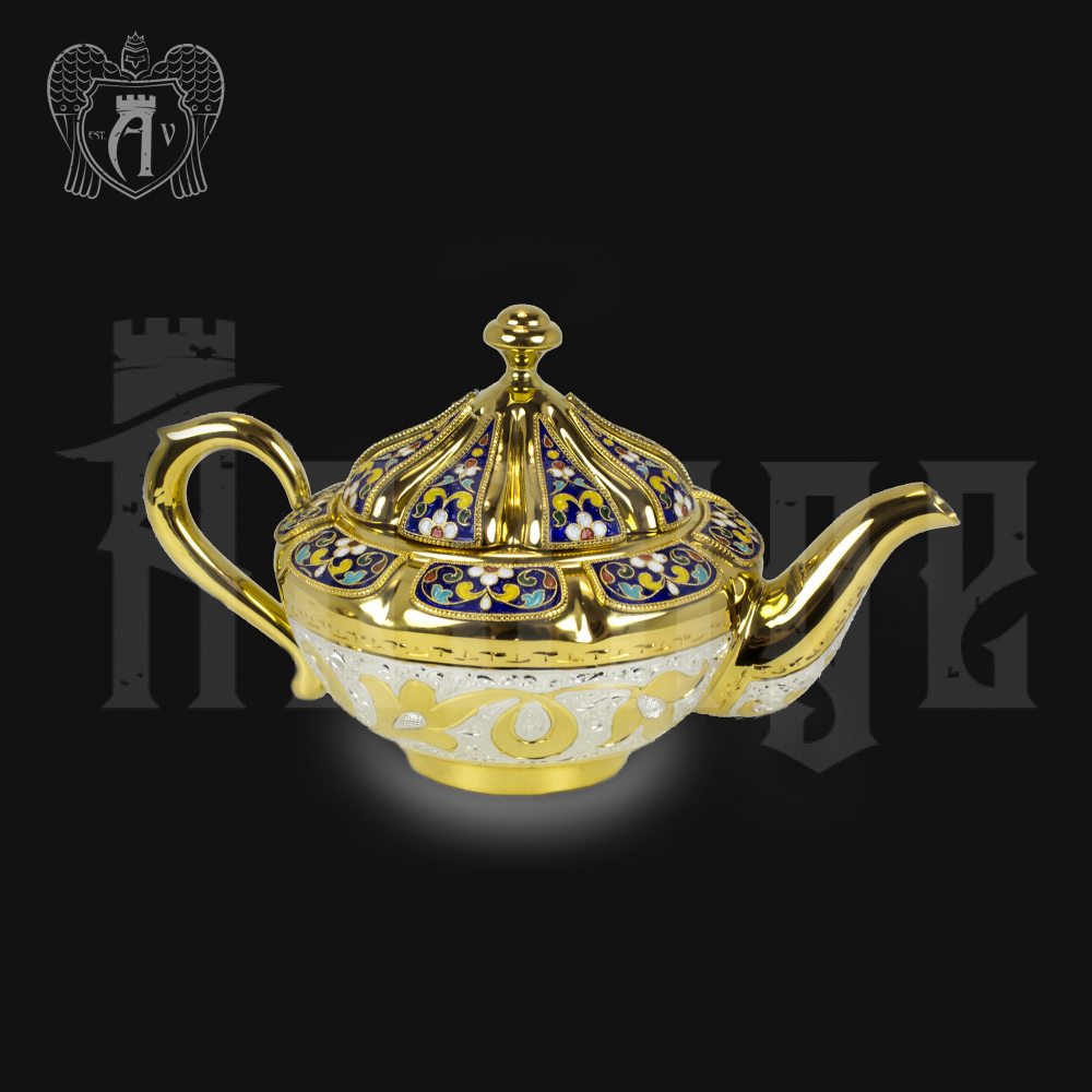 Чайник серебряный заварочный «Королевский» Апанде, 250004