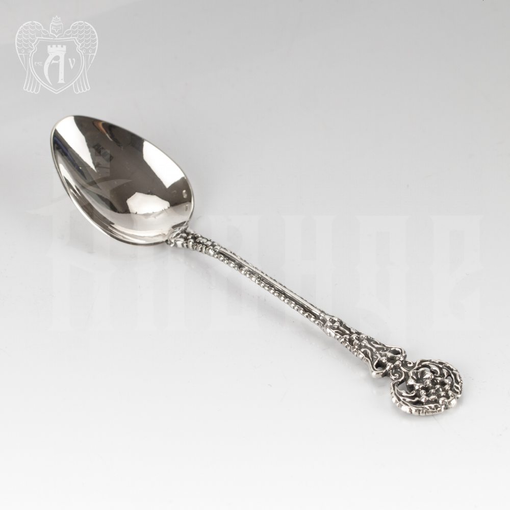 Серебряная чайная ложка  «Ажурная» Апанде, 230001221