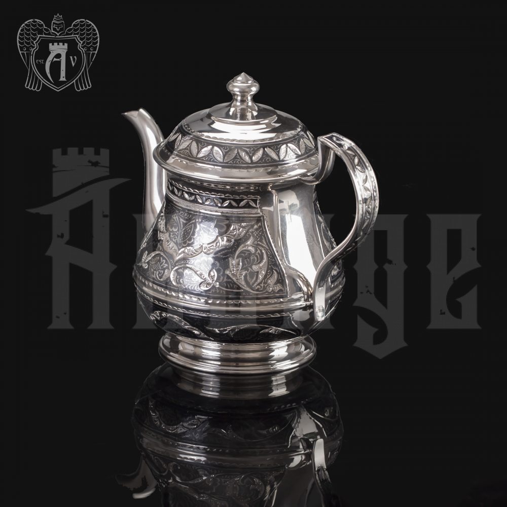 Серебряный чайник «Традиция» Апанде, 250009