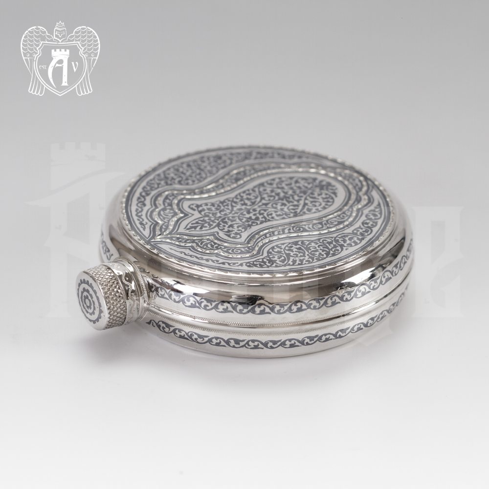 Серебряная фляжка «Магнат» Апанде, 72000194