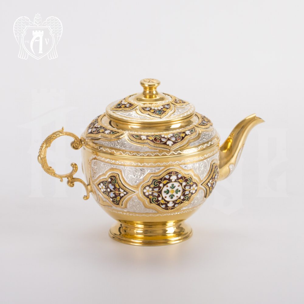 Чайник серебряный заварочный «Версаль» Апанде, 250009