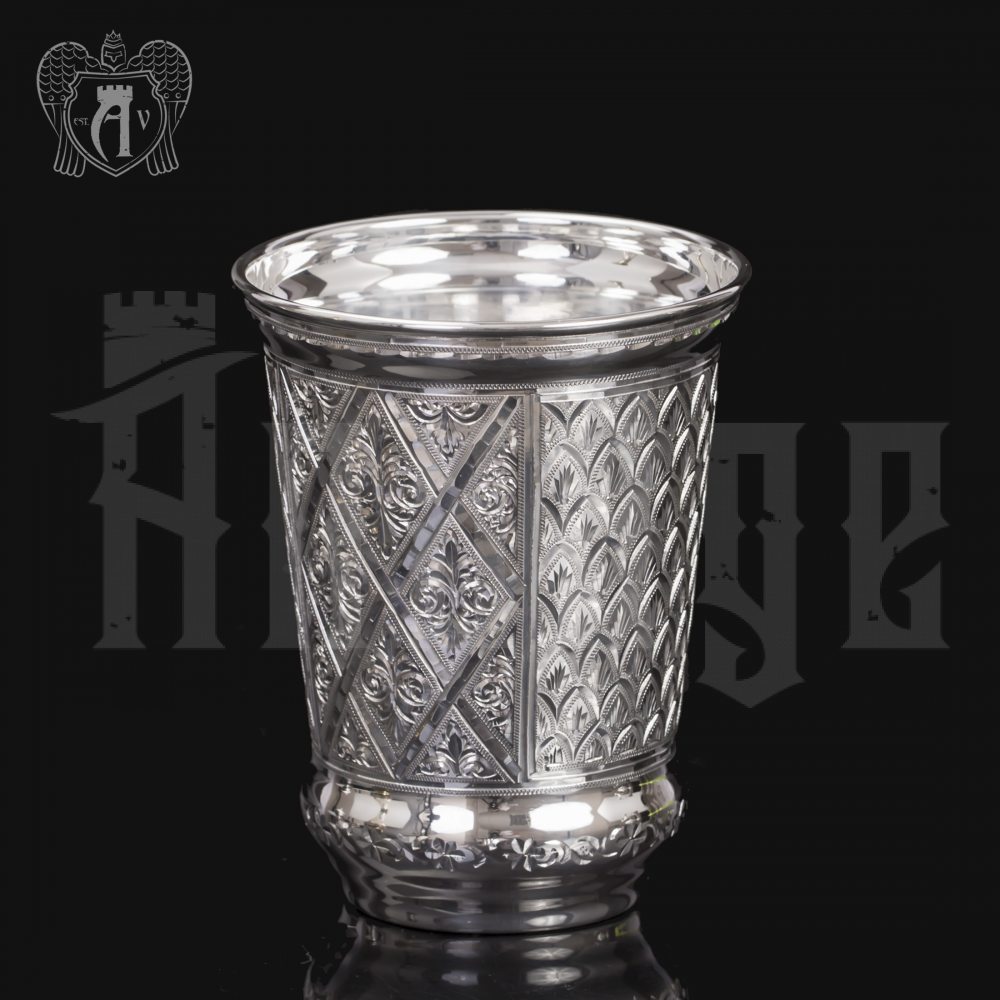 Серебряный стакан «Кристалл» из чистого серебра 999 пробы Апанде, 71000555