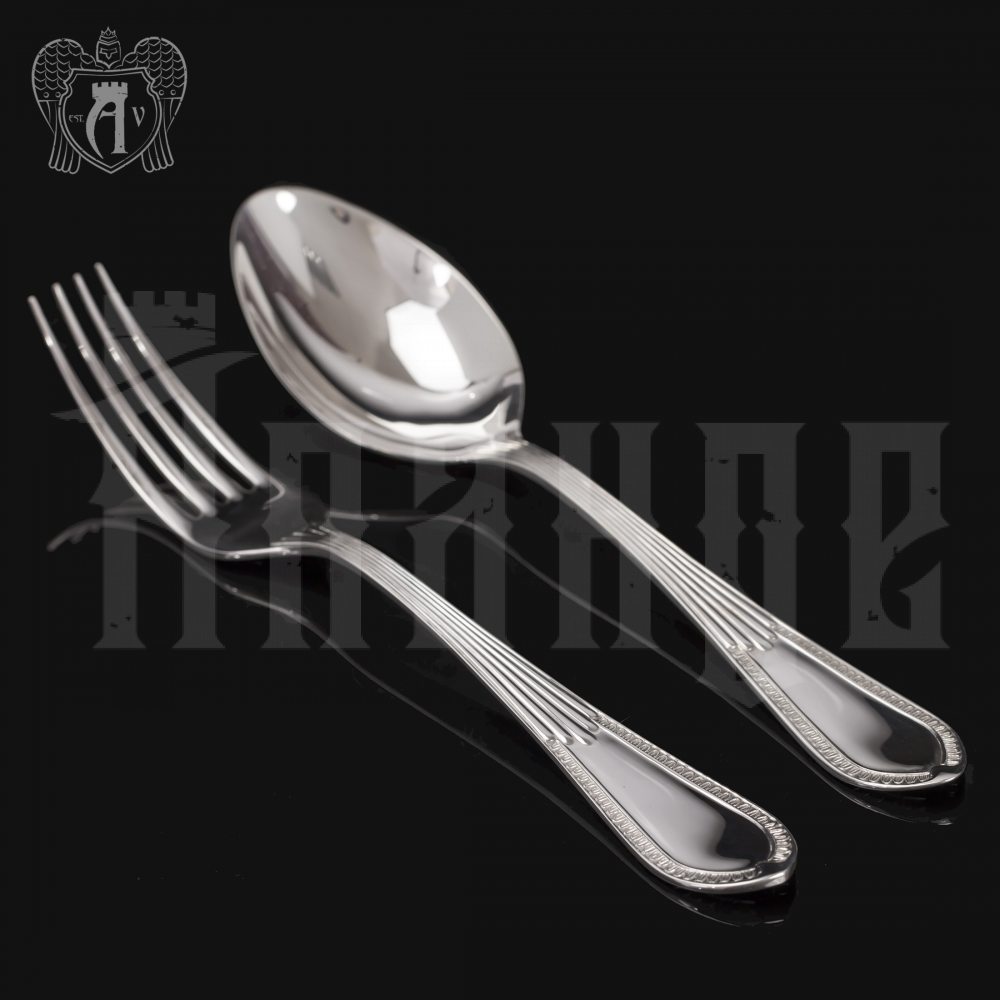 Десертный набор столового серебра «Элегант» 24 предмета Апанде, 22000212-29