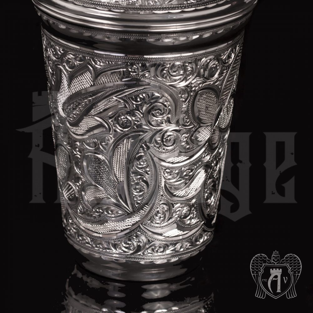 Серебряный стакан «Хрустальный звон» из чистого серебра 999 пробы Апанде, 71000509