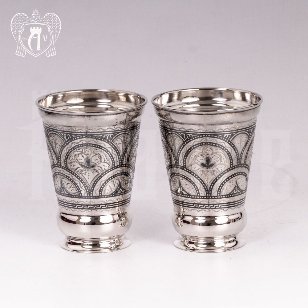 Набор  стаканов из серебра  «Верона» Апанде, 71000449
