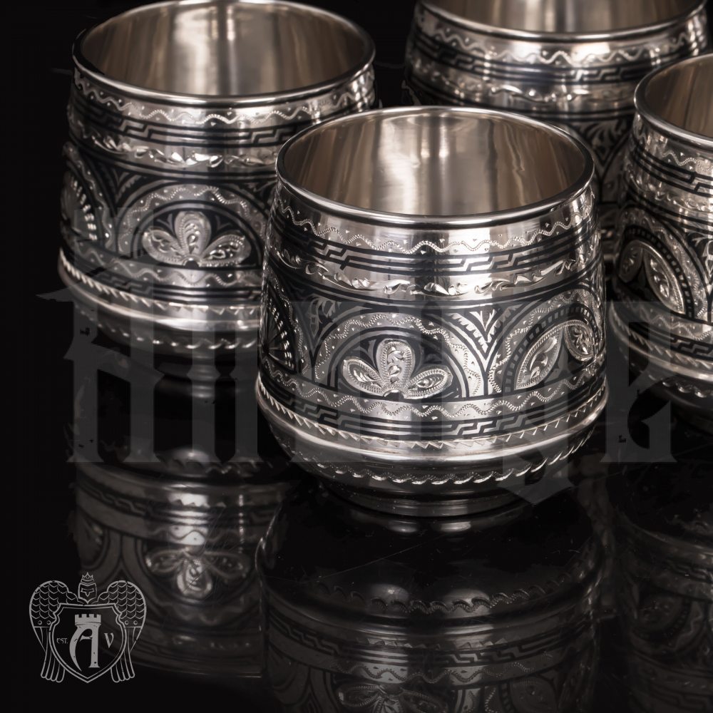 Набор  стаканов из серебра  «Верона 2» Апанде, 71000450