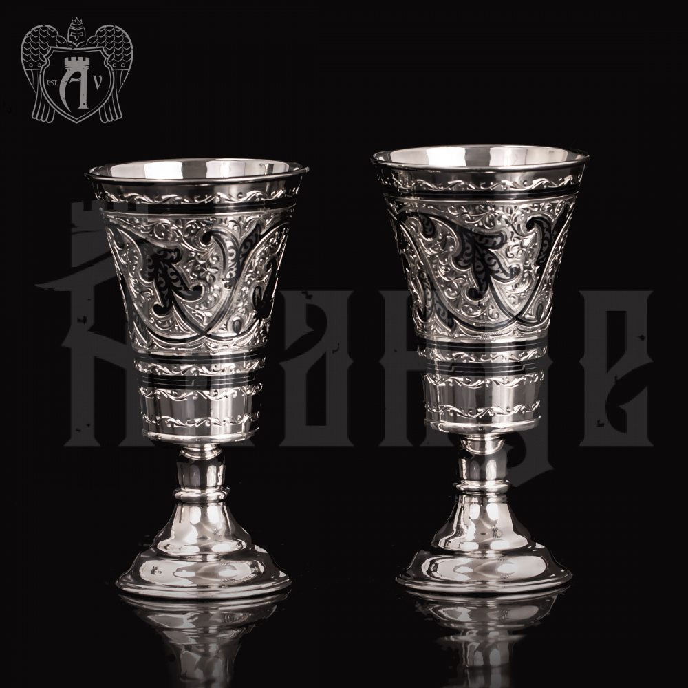 Набор  стаканов из серебра  «Краса Востока» Апанде, 71000449