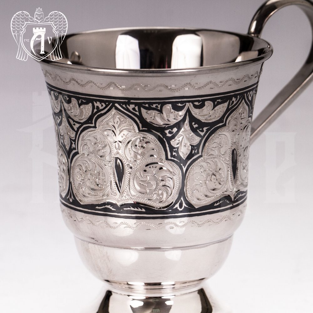 Кружка из серебра для напитков  «Соломон» Апанде, 32009138
