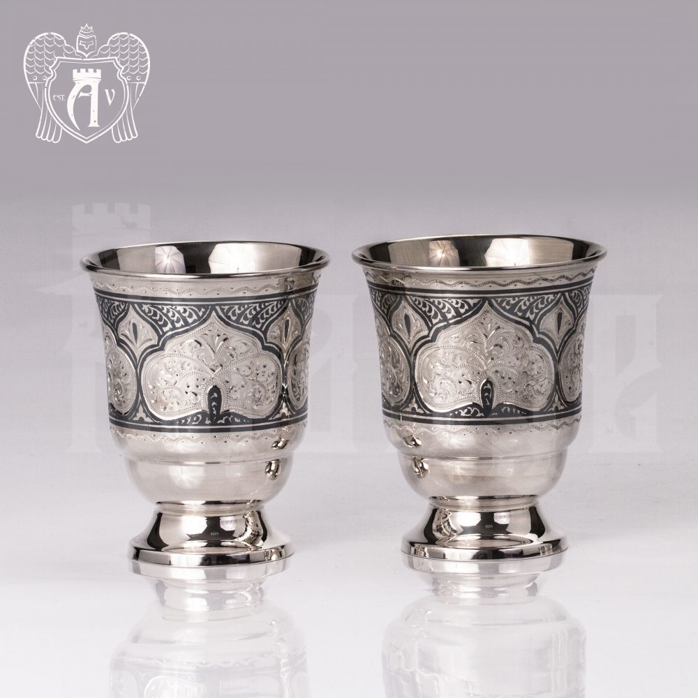 Набор серебряных стаканов «Соломон» Апанде, 71000445