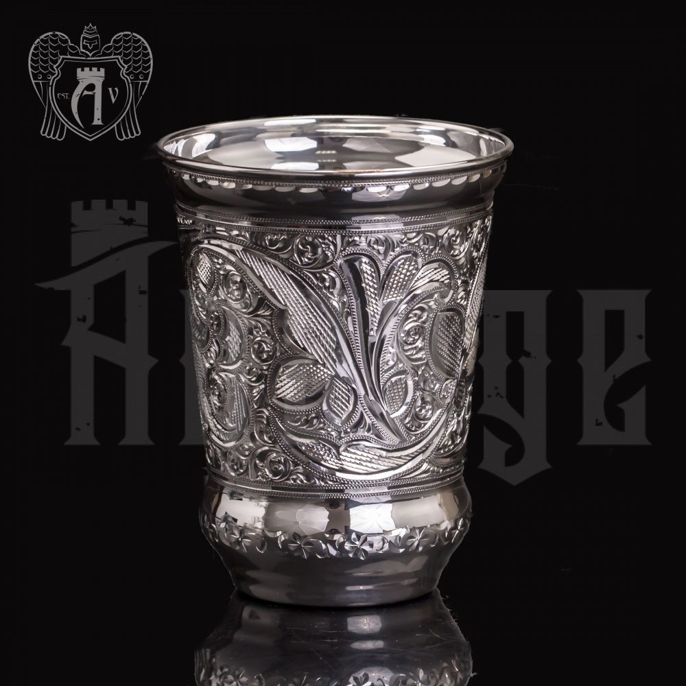 Серебряный стакан «Хрустальный звон» из чистого серебра 999 пробы без крышки Апанде, 71000510