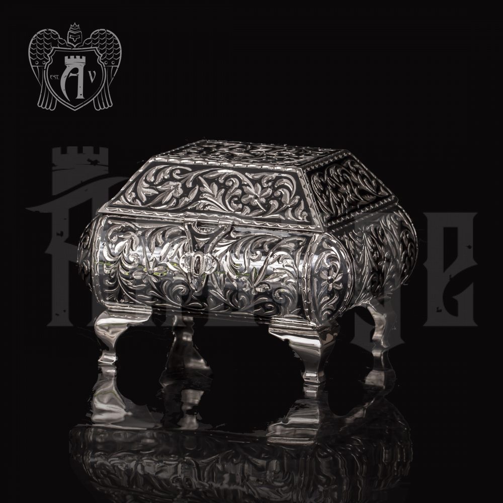 Серебряная шкатулка ручной работы "Малена"  Апанде, 84000428