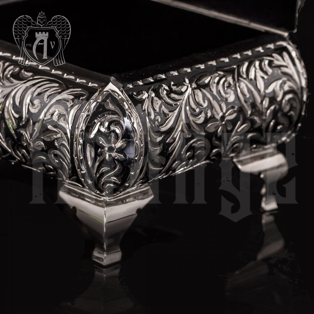 Серебряная шкатулка ручной работы «Далида»   Апанде, 84000420