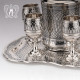 Kuchli ichimliklar uchun kumush to'plami «London».