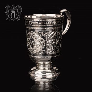Кружка из серебра для напитков  «Рим»