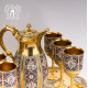 Avalon oltin bilan qoplangan 6 ta kumush shisha