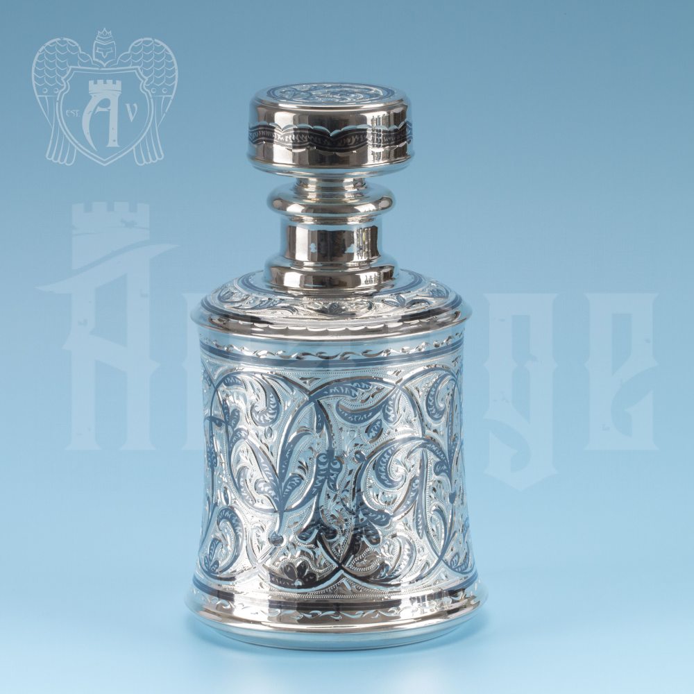 Штоф (графин) из серебра для виски «Изабелла» Апанде, 5400509