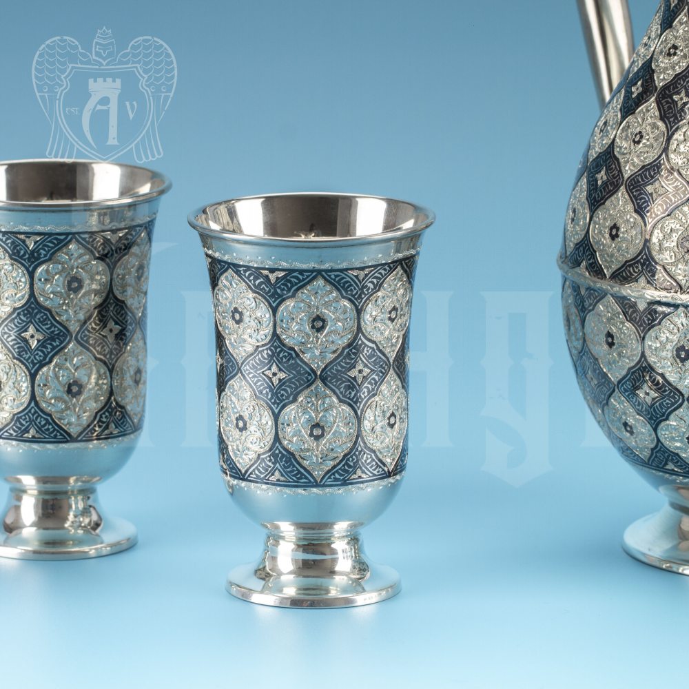 Пара стаканов из серебра от производителя «Родной дом» 2 шт Апанде, 710001552