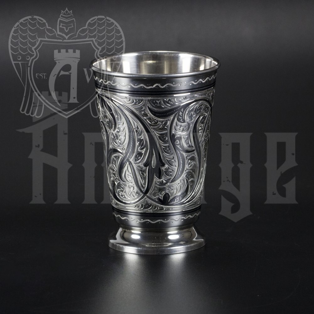 Набор серебряных стаканов «Лоза» Апанде, 71000434
