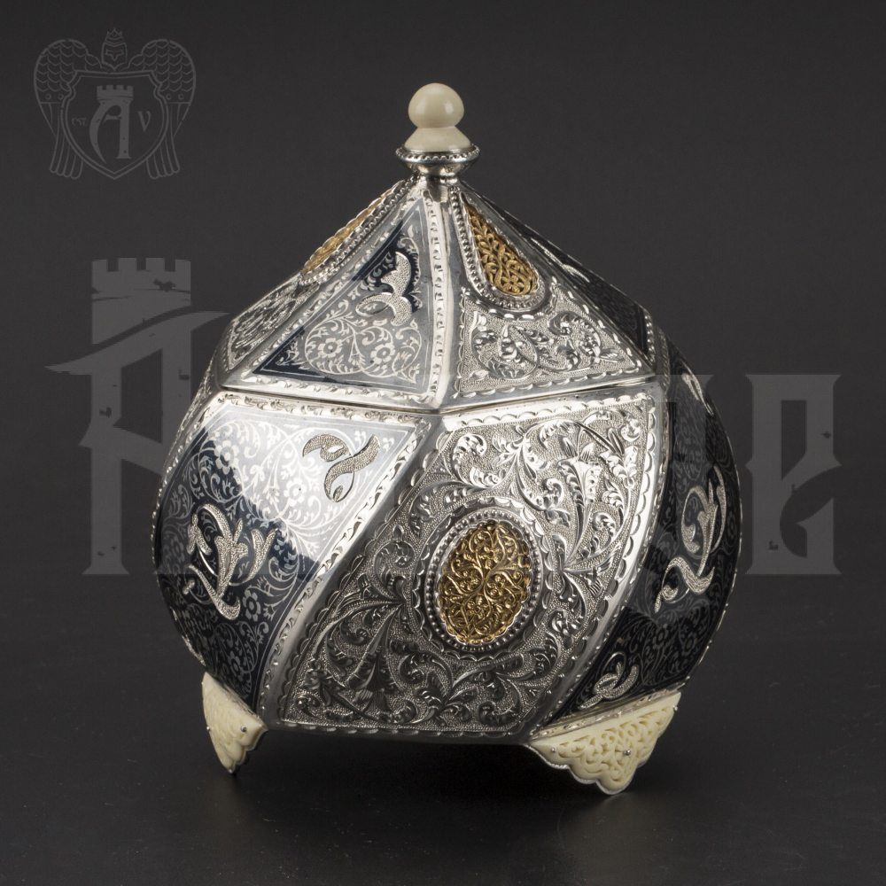 Серебряная шкатулка ручной работы «Каллисто»  Апанде, 84000424