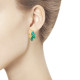 Серьги из золота с агатами 5349