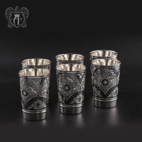 Silver stakanlar to'plami 
