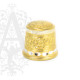 Qubachi oltin bilan qoplangan thimble