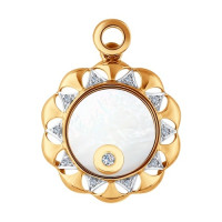 Подвеска из золота с бриллиантом 