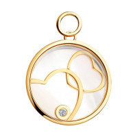 Подвеска из золота с бриллиантом 