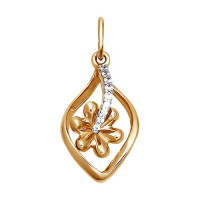 Подвеска из золота с фианитами Блеск Звездной Ночи 16246