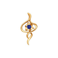 Подвеска из золота с сапфиром Glimmering Elegance 16270