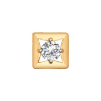 Подвеска из золота со Swarovski Zirconia 