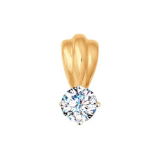 Подвеска из золота со Swarovski Zirconia