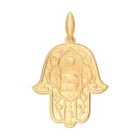 Золотая мусульманская подвеска 