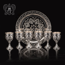 Kumush vodka to'plami «Ampir».