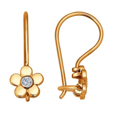 Серьги из золота с бриллиантами