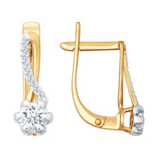 Серьги из золота с бриллиантами