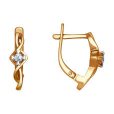 Серьги из золота с бриллиантами