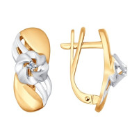 Серьги из золота с бриллиантами 