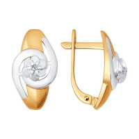 Серьги из золота с бриллиантами 9068 — Идеальное сияние для незабываемых моментов