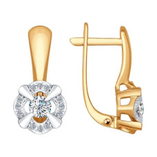 Серьги из золота с бриллиантами
