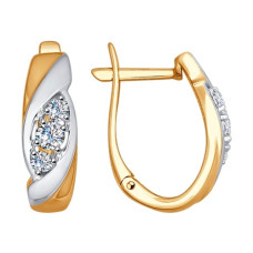 Серьги из золота с бриллиантами