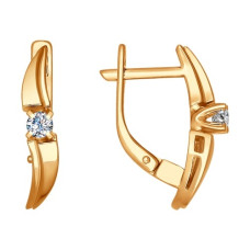 Серьги из золота с бриллиантами