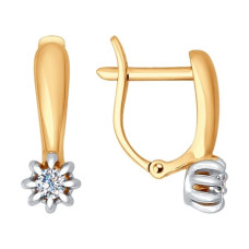 Серьги из золота с бриллиантами