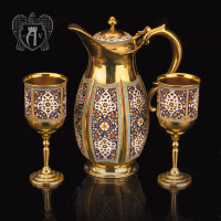 Сервиз &quot;Авалон&quot; с горячей эмалью и золочением 20993