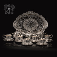 Сервиз серебряный чайный «Гренада»