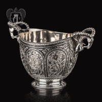 Kumushdan yasalgan «Elit» shampan uchun vedro.