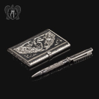 Vizitnitsa kumush va ruchka 