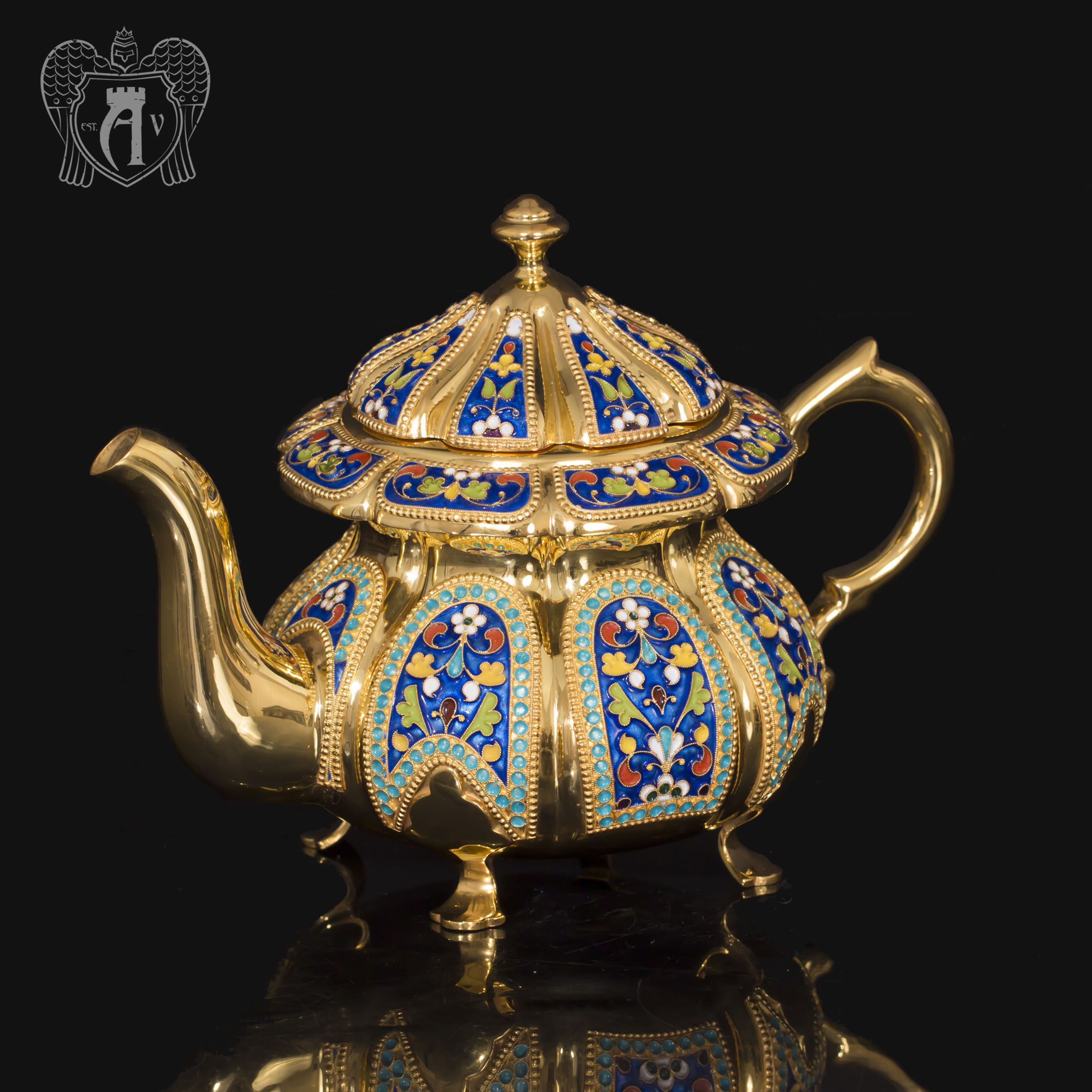 Заварочный чайник серебряный «Наполеон»